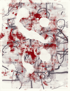 Christopher Wool Untitled 2010 screen printing ink and enamel paint on paper